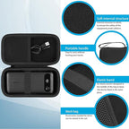 khanka Travel Case for Anker Power Bank, 20,000mAh Portable Charger,Case Only (Black)