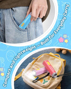 EverBrite 4-Pack Mini LED Plastic Flashlights, Assorted Colors Portable Torch Lights with Lanyard, Small Flashlight for Emergencies and Camping, 3 AAA Batteries Included