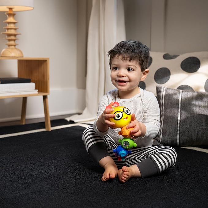 Baby Einstein Twist-a-Pal Cal Sensory Toy, with Music and Bead Chaser, Ages 6 Months and Up