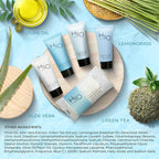 H2O Therapy Hotel Soaps & Toiletries Bulk Set | 1-Shoppe Amenities Kit | 0.85oz Shampoo & Conditioner, Body Wash, Lotion, 1oz Bar Soap | Travel Size | 300 Pieces
