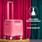 Igloo Tag Along Too Coolers | Insulated Hard Shell Picnic Style Cooler | Rolling Ice Chest