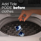 Tide PODS laundry detergent pacs, 3-in-1 Stain Remover, Odor Fighter, Color Protector, 102 Count, HE compatible, Original Scent