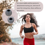 Silicone Replacement Earbud Tips Fit Most In-Ear Earbuds - Inner Hole 3.8mm - 5.1mm - 9 Pairs S, M, L Earphone Silicone Covers