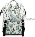 Kinmac Wide Open Style Laptop Backpack College Travel Outdoor Backpack For Laptop Up to 15.6 Inch (Cactus)