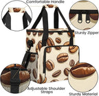 Coffee Maker Travel Bag Compatible with Keurig K-Mini or K-Mini Plus, Single Serve Coffee Brewer Carrying Case with Multiple Pockets for K-Cup Pods, Storage Bag With Shoulder Strap(Bag Only)