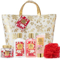 Gifts for Women, Mothers Day Gifts for Mom - 6Pcs Rose Bath and Body Gift Set Spa Gift Sets for Women Gift for Sisters with Travel Bag | Perfect Christmas, Birthday, Valentines Day Gift for Her