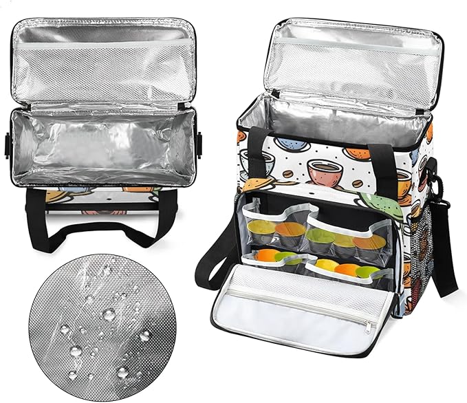 Travel Coffee Maker Carrying Bag Compatible with Keurig K-Mini or K-Mini Plus, Single Serve Coffee Maker Portable Storage Bag with Shoulder Strap(Bag Only)