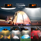IODOO 16500mAh 60W Rechargeable Camping Light 3000LM 2700/4000/6500K LED Camping Lantern Portable IP65 Waterproof Tent Lights Power Failur