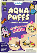 Skillmatics Aqua Puffs - 3D Art Kit, Princesses & Unicorns, Mess-Free Paint by Number Craft for Kids, DIY Color Activity, Screen-Free Fun, Best Gift for Girls & Boys Age 4, 5, 6, 7, 8, 9, 10