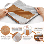 10 Set Compression Packing Cubes for Travel Essentials,Compressible Expandable Packing Cubes for Suitcase,OlarHike Luggage Organizer Bags for Travel,Handy Helper for Organizing Clothes(Brown)