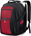 ANTERK Extra Large Laptop Backpack, 18.4 Inch Laptop Backpacks for Men Women, 55L Anti Theft Water Resistant College Bussiness TSA Airline Approved Work Computer Backpack, Red