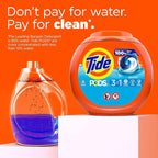 Tide PODS laundry detergent pacs, 3-in-1 Stain Remover, Odor Fighter, Color Protector, 76 Count, HE compatible, Clean Breeze Scent