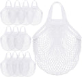Shappy 12 Pack Reusable Mesh Grocery Bags Large Crochet Market Bag Cotton Kitchen Tote for Fruit Vegetable Storage