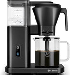 Kismile SCA-Certified 8 Cup Drip Coffee Maker, Pour Over Coffee Machine with 3s Instant Heat 197–205℉, Adjustable Flow Control, Removable Water Tank, Deep Cold Brew & 40 Min Keep Warm (Black)