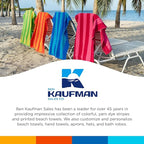 Kaufman - Soft Oversized Beach Towels in Bulk | 30" x 60" Velour Striped Beach Towel | Absorbent, Quick-Drying | 100% Cotton Thick Beach Towels (480)