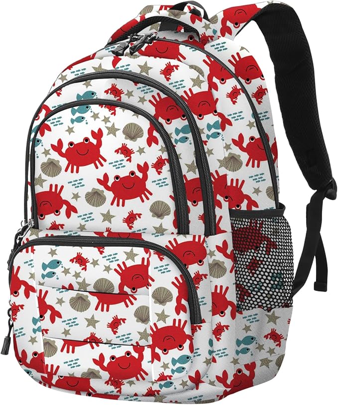 rickyh style School Backpack Travel Bag for Men & Women Lightweight College Back Pack with Laptop Compartmen