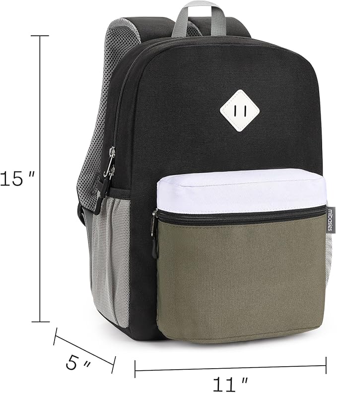 mibasies Kids Backpack for Boys 4-6: Boys Backpacks for Elementary Kindergarten