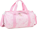 BLUBOON Duffle Bag Girls Kids Cute Gym Bag with Shoes Compartment & Wet Separation Waterproof Sports Overnight Travel Bag