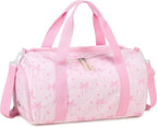 BLUBOON Duffle Bag Girls Kids Cute Gym Bag with Shoes Compartment & Wet Separation Waterproof Sports Overnight Travel Bag