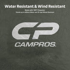 CAMPROS CP Camping Tent 2/4/6 Person, Waterproof Windproof Double Layer Dome Tent, Easy Setup with Large Mesh Windows & Wide Door for Outdoor Camping Backyard
