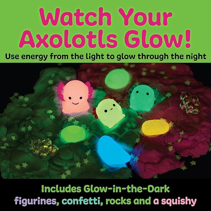 Creativity for Kids Sensory Pack: Axolotl - Sensory Toys for Toddlers, Easter Basket Stuffers, Toddler Activities & Travel Toys, Sensory Bin Fillers, and Axolotl Gifts (Ages 3+)