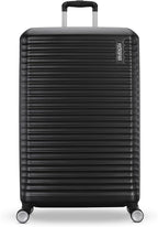 American Tourister Stratum 3.0 Large 28-Inch Spinner, Airline Approved, Durable Hardside Luggage, Expands 1.5", RightHeight™ Adjustable Handle, Black
