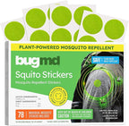 BugMD Squito Stickers Mosquito Repellent Patch Stickers for Adults (78 Patches), Safe & Effective Insect Repellent Patches for Toddlers, Kids, Camping, Beach & Outdoor Essentials