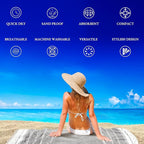 LANE LINEN Beach Towels 12 Pack, Bulk Beach Towels Oversized, Pool Towels for Adults, Pre-Washed, Sand Free Beach Towel, Fast Drying Beach Towel, 39"x71" - Beach Party