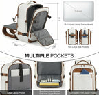 TILYMOL Travel Backpack for Women - 15.6 inch Laptop Backpack Airplane Flight Approved, Large Carry On Anti-theft Bag for Travel Work Business Weekender