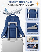 coofay Travel Backpack for Men Women Carry on Backpack for Airplanes Personal Item Bag for Traveling on Airplane Traveling Backpacks Airback Backpacks for Travel Mochila de Viaje