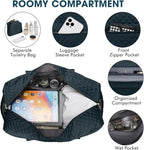 Travel Duffle Bag Weekender for Women - 38L Carry-On Overnight Bag Personal Item Bag with Shoe Compartment & Wet Pocket Weekend Tote Bags with Toiletry Bag Hospital Bags for Labor and Delivery