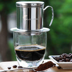 Vietnamese Coffee Maker Filter Phin, Small French Press Portable Cup, Single Serve Coffee Makers, Gift for coffee lovers