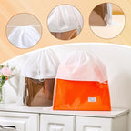 Pack of 10 Dust Cover Storage Bags Drawstring Bags for Handbags Shoulder Bags Purses Shoes Boots (19.6"x19.6")
