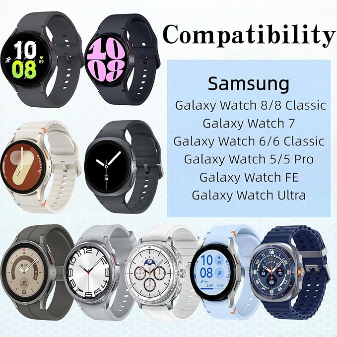 [2-Pack] Charger Cable for Samsung Galaxy Watch 8/8 Classic/Ultra/7/6/6 Classic/5/5 Pro/FE, Magnetic Fast Charging Dock