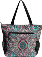 Original Floral Water Resistant Large Tote Bag Shoulder Bag for Gym Beach Travel Daily Bags Upgraded