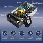 New Upgraded DIY SMPS 110V AC to DC 12V 40A 480W Power Supply,12v DC Power Supply,110v to 12V Converter Voltage Transformer for Motor Pump CCTV 3D Printer Air Compressor Led (12V-40A-480W, 12V)