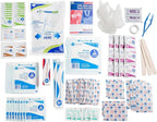 Primacare KC-25PP 25 Person Compact First Aid Kit with 157 Pieces Emergency Medical Supplies, Portable Kits for Home, School and Office, Wall Mount, 10x7x3 inches