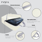 PANDA JOYS 4 Set Compression Packing Cubes Travel - Travel Accessories Expandable Packing Organizers for Carry On - Essentials Luggage Bags - Beige