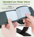 Bamboo Cotton Large Sleep Mask with Bluetooth Wireless Headphones - Blackout Eye Mask for Sleeping 3D Contoured Sleep Eye Cover Headband Ear Plugs Low Noise Hook for Men Women Better Experience (Grey)