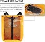 WANDF Swim Bag Mesh Drawstring Backpack Beach Backpack for Swimming, Gym, and Workout Gear