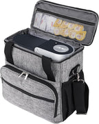 Coffee Maker Carring Bag for Keurig K-Slim/K-Express/K-Iced/Ninja PB041ST/Ninja PB051, Water Resistant Carry Case for Travel, Grey