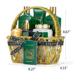 Mothers Day Gift Basket for Mom, Gifts for Women, Spa Gift Basket for Women - 9 Pieces Premium Eucalyptus Bath & Body Spa Kit for Women & Men, Gift for Valentines Day, Christmas, Fathers Day, Birthday