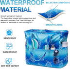 Bluboon Waterproof Beach Tote Pool Bags for Women Ladies Extra Large Carry On Bag With Wet Compartment for Weekender Travel