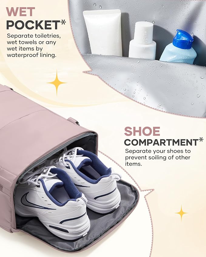 coofay Large Travel Backpack For Women Men Airline Approved Carry On Backpack Flight Approved Waterproof Sports Backpack Casual Daypack Hiking Backpack