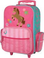 Stephen Joseph Kids Classic Rolling Luggage, Kids Luggage, Toddler Rolling Travel Carry On, Kids Suitcase with wheels,
