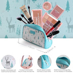 Hot Sugar Travel Makeup Kit All in One, Makeup Kit for Women Full Kit, Makeup Gift Set for Beginners and Professionals with Cosmetic Bag (Blue)