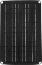 20W Solar Panel Portable Water Fast Charge Solar Charger PD Dual Output USB Foldable Solar Power Charger for Outdoor Activities Monocrystalline Silicon ABS 32x21.5cm