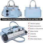 ZHMO Canvas Tote Bag for Women,Women's Bags Crossbody Bags Work Laptop Tote Bag Large Handbags Purse for Travel Nurse Teacher