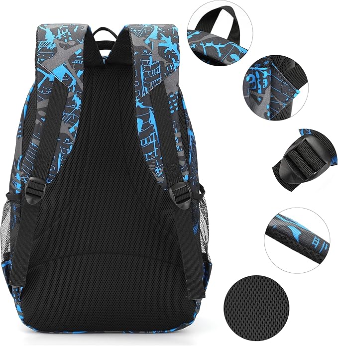rickyh style Lightweight Elementary Durable Backpack Student Kids Waterproof Backpack