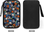 Soccer Travel Cord Organizer Cases Electronics Organizers Travel Case Large Tech Pouch Storage Bag Travel Bag Cable Organizer fits Phone Earphone Charger SD Card